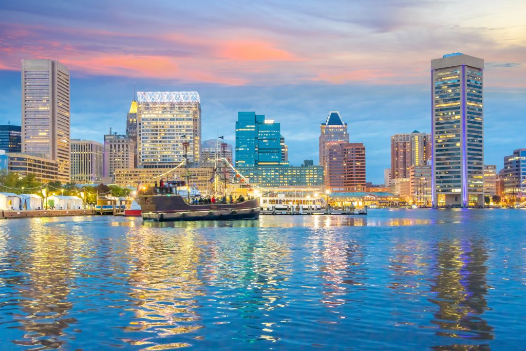 View of Baltimore, Maryland
